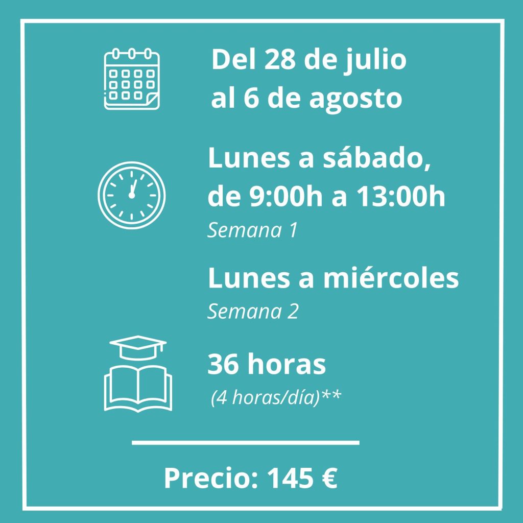 Curso superintensivo de inglés B2 – Julio y Agosto